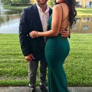 Forest Green Formal Dress